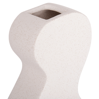 Dekor tavoline qeramike Sebor 13x6x22Hcm (HM4590.01), bardhë