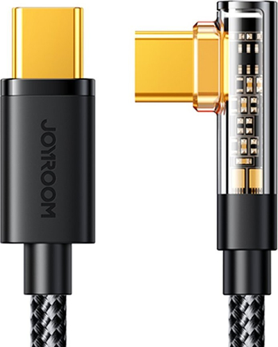 Kabllo USB-C në USB-C Joyroom JYR651, 1.2 m, 100 W, e zezë