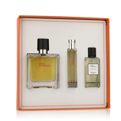 Set dhuratë për meshkuj Hermès Terre D'hermes, EDT 100 ml + EDT 15 ml + xhel dushi 40 ml