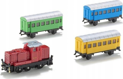 Set lodrash ndërtimi Siku Construction Vehicle Set, 3 pjesë, për fëmijë 3+, blu metalik