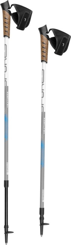 Shkopinj Nordic Walking Spokey NEATNESS II, teleskopik, alumin, blu-gri