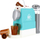 Set lodër aparat kafeje Mega Creative Coffee Maker, me drita dhe zëra, për kalamaj 3+