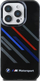 Këllëf telefoni BMW Motorsport Random Stripes për iPhone 16 Pro 6.3", plastik, i zi