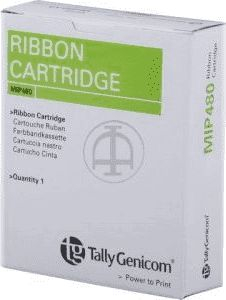 Rrip boje printeri TallyGenicom MIP480KA, për MIP480, i zi