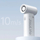 Ventilator dore portativ JISULIFE Life9, 3600mAh, 5 shpejtësi, i bardhë