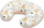 Jastëk gjidhënie Sensillo Velvet Emerald Peach, ergonomik, kadife, shumëngjyrësh