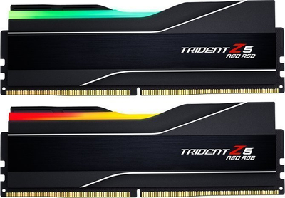 Memorie G.Skill Trident Z5 Neo RGB, DDR5, 48 GB, 5600 MHz, CL40, F5-5600J4040D24GX2-TZ5NR