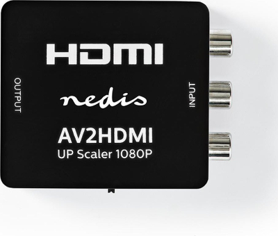 Adapter video Nedis, RCA në HDMI, Full HD 1080p, anthracite