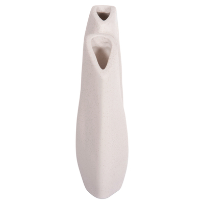Dekor tavoline qeramike Arken 20,5x8x26Hcm (HM4619.01), bardhë