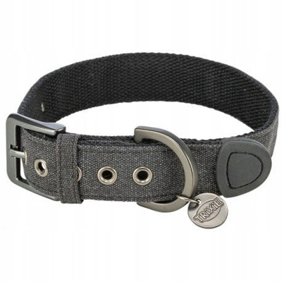 Qafore qeni TRIXIE CityStyle M, pambuk, 35–42 cm, e zezë
