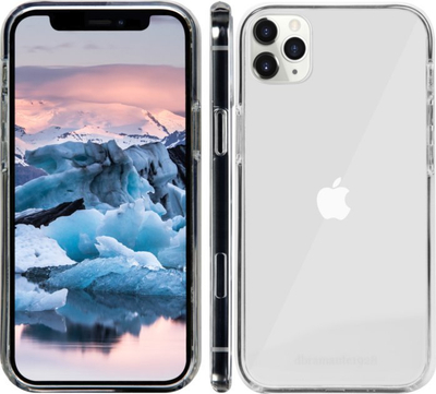 Këllëf telefoni Dbramante1928, për iPhone 12 Pro Max, plastikë e ricikluar, transparent