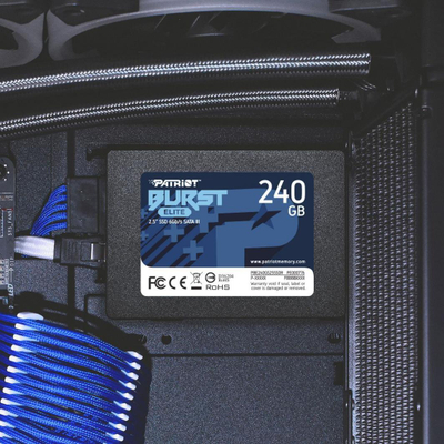 SSD диск Patriot Burst Elite, 240GB, 2.5" SATA III