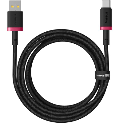 Кабел USB Baseus Dura USB C, 60W, 2m, црно-црвен