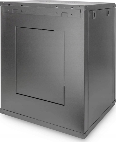 Kabinet rrjeti Digitus DN-19 16U EC, montim në mur, 450mm, i zi