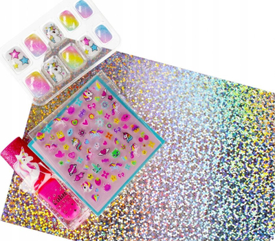 Set kozmetik për fëmijë MEGA CREATIVE 502858, makeup dhe thonj, shumëngjyrësh