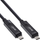 Kabllo USB InLine USB-C në USB-C, 15m, USB 3.2 Gen 2, i zi
