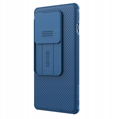Këllëf telefoni Nillkin CamShield Pro për OnePlus 12R, me mbrojtje kamere, blu