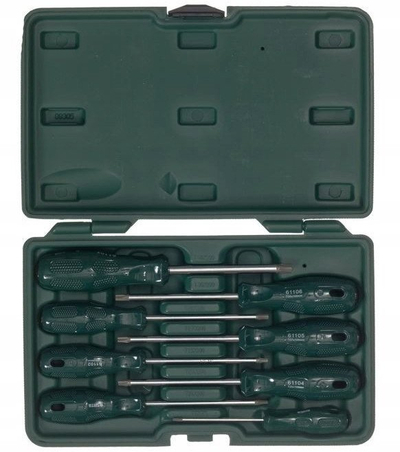 Set kaçavidash Torx SATA, 8 pjesë, T8 T40