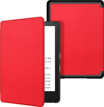 Mbulesë Kindle Paperwhite 5 Smart Case, hard PC, flip, e kuqe