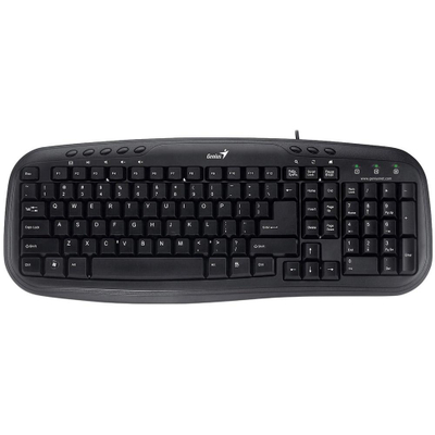 Tastierë Genius Slimstar M200, me kabllo, 104 taste, e zezë