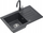 Lavaman kuzhine Quadron BEN 111 me rubinet Kate, granit, 70x44cm, i zi
