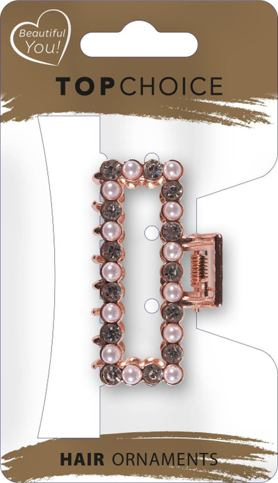 Kapëse flokësh Top Choice Rose Gold, set aksesorësh, ngjyrë rozë ari