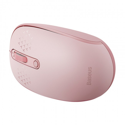 Maus wireless Baseus F01A, Bluetooth 2.4GHz, 1600DPI, rozë
