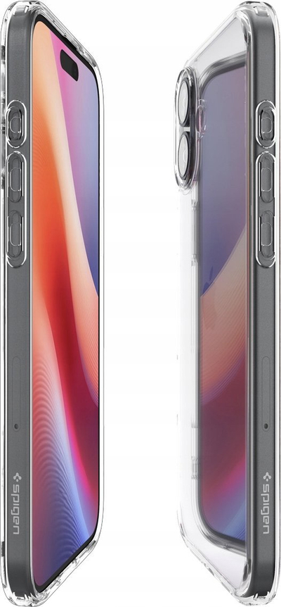 Kllëf telefoni Spigen Ultra Hybrid, për iPhone 16, transparent