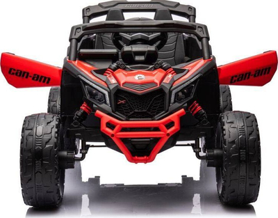 Makina elektrike për kalamaj Lean Toys Buggy Can-am DK-CA003, 24V, 2 ulëse, e kuqe