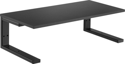 Mbajtës monitori V7 Monitor Riser Stand, me kapëse, i zi