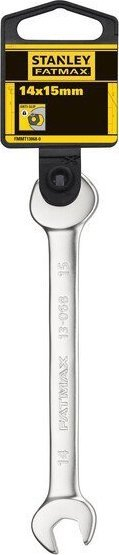 Çelës i hap Stanley Double Open-End, 14x15mm, metalik