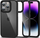 Mbulesë telefoni Tech-Protect Magmat për iPhone 15 Pro, TPU edhe polikarbonat, transparente me kornizë të zezë