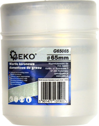 Bërthamë turjele diamanti për shpime rrethore, 65mm (2/8)