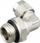 Fiting këndor bronzi MTuning DR-MT-193, 6/4 mm, 1/4" fije e jashtme, argjendtë