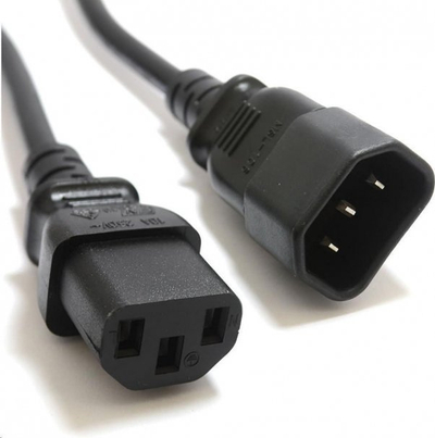 Kabllo energjie HPE C13 C14, 2m, 250V 10A, e zezë