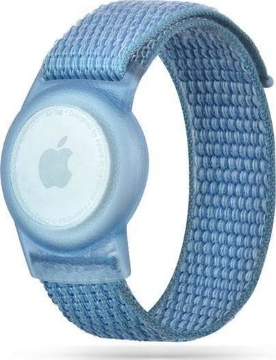 Rrip për Apple AirTag Tech-Protect për kalamaj, najlon, blu