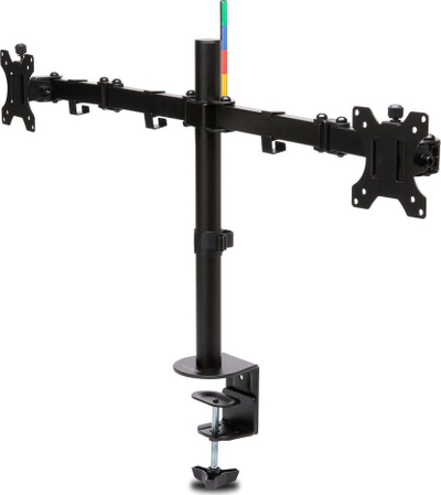 Krah monitori dopio Kensington SmartFit Ergo Dual Extended, për deri 32", metalik i zi
