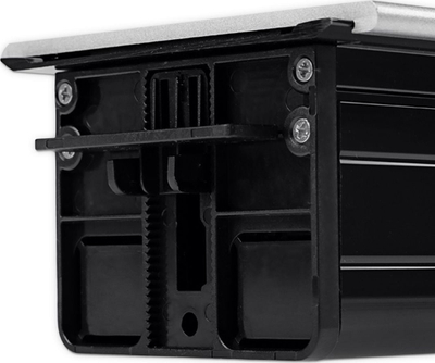 Prizë rrëshqitëse tavoline Spacetronik SPS-S33S, 3x FR, 1.5m, argjendi e zezë