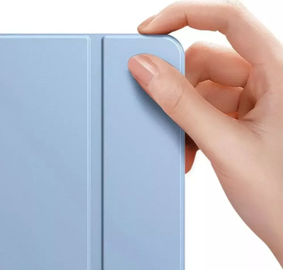 Mbulesë tableti Tech-Protect SmartCase për iPad 10.9" 2022, me funksion zgjim/fjetje, blu e çelët