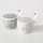 Filxhan Boltze Home Lovelies Pattern 2, 600 ml, me kapak dhe lugë, gri e çelët