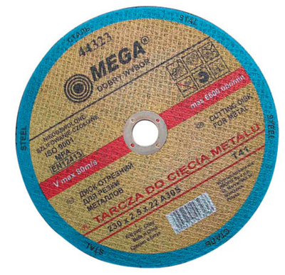 Disk prerës Mega Metal, T41, 2.5 x 22, 125mm