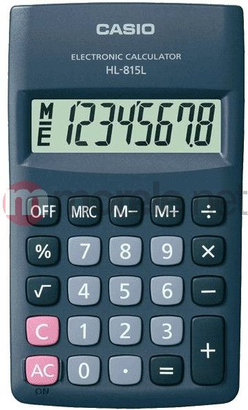 Calculator xhepi Casio HL-815L-BK, ekran i madh, ngjyrë e zezë