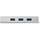 USB Hub StarTech.com ST3300G3UA, 3 porte + GbE, alumini, i argjendtë