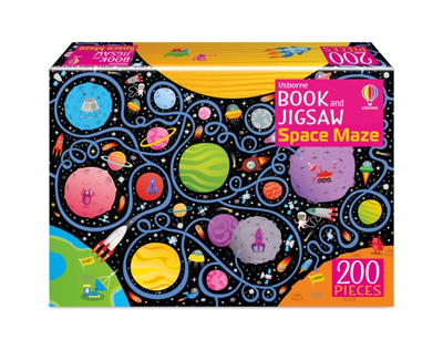 Space Maze Book And Jigsaw - Sam Smith