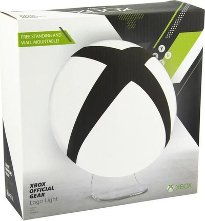 Llambë dekor Xbox Logo Light, USB, për mur, e bardhë