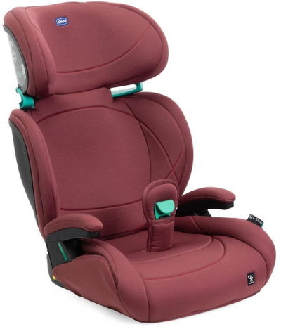 Sedilje auto'shkollë Chicco Quizy Lite i-Size, 100–150 cm, e kuqe Ruby