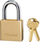 Dry najloni Master Lock 575EURD, trup bronzi 38 mm, 4 çelësa, ngjyrë gold