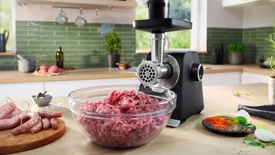Mulli elektrik për mish Bosch Series 6 MFWS650B, 3.5kg/min, 500W, i zi