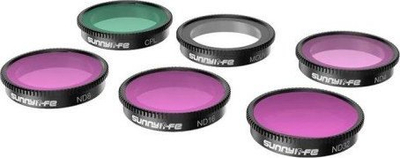 Set filtrash Sunnylife për Insta360 GO 3 GO 2, 6 copa, MCUV CPL ND4 ND8 ND16 ND32