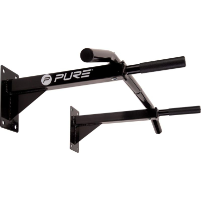 Shufër muri për tërheqje Pure2Improve Wall Bar 424511, çelik, e zezë